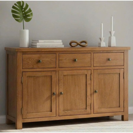 PPS Oak : Tủ Bếp Gỗ Sồi 3 Cánh + 3 Ngăn Kéo